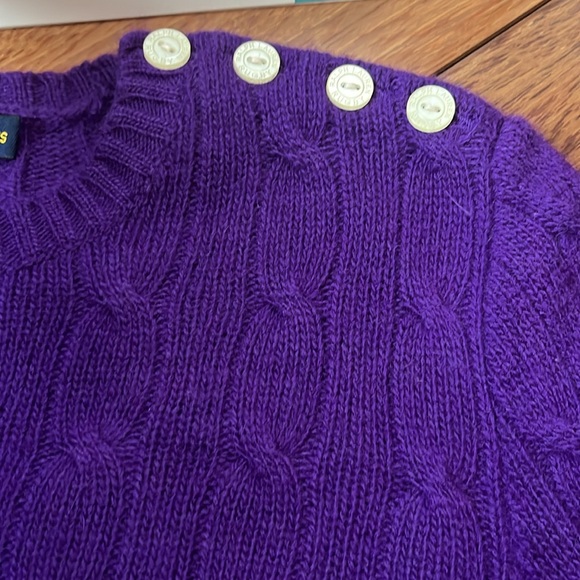 EUC Ralph Lauren Rugby Cable Knit Sweater - Picture 3 of 5